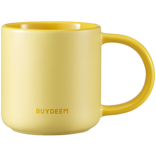 BUYDEEM Kubek ceramiczny 300ml, CD1018, Mellow Yellow