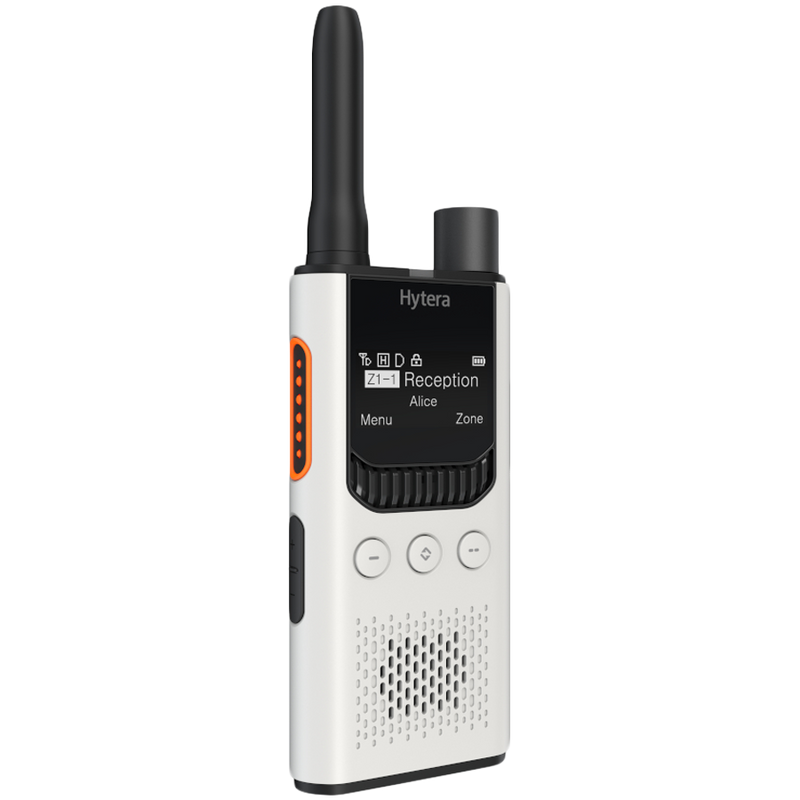 HYTERA Radio DMR+analog HYT-S35, UHF 400-470 MHz, 2200 mAh, BT V 5.0, Białe-4