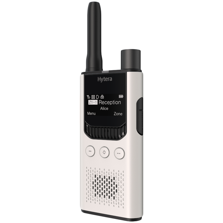 HYTERA Radio DMR+analog HYT-S35, UHF 400-470 MHz, 2200 mAh, BT V 5.0, Białe-3