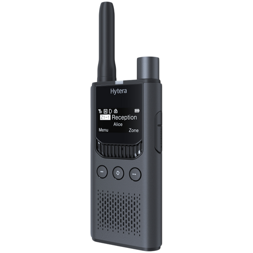 HYTERA Radio DMR+analog HYT-S35, PMR446-446 MHz, 2200 mAh, BT V 5.0, Szare