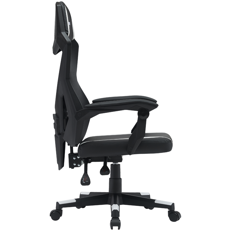 CANYON Fotel Gamingowy Flow MCH01 Mesh Czarno - Biały