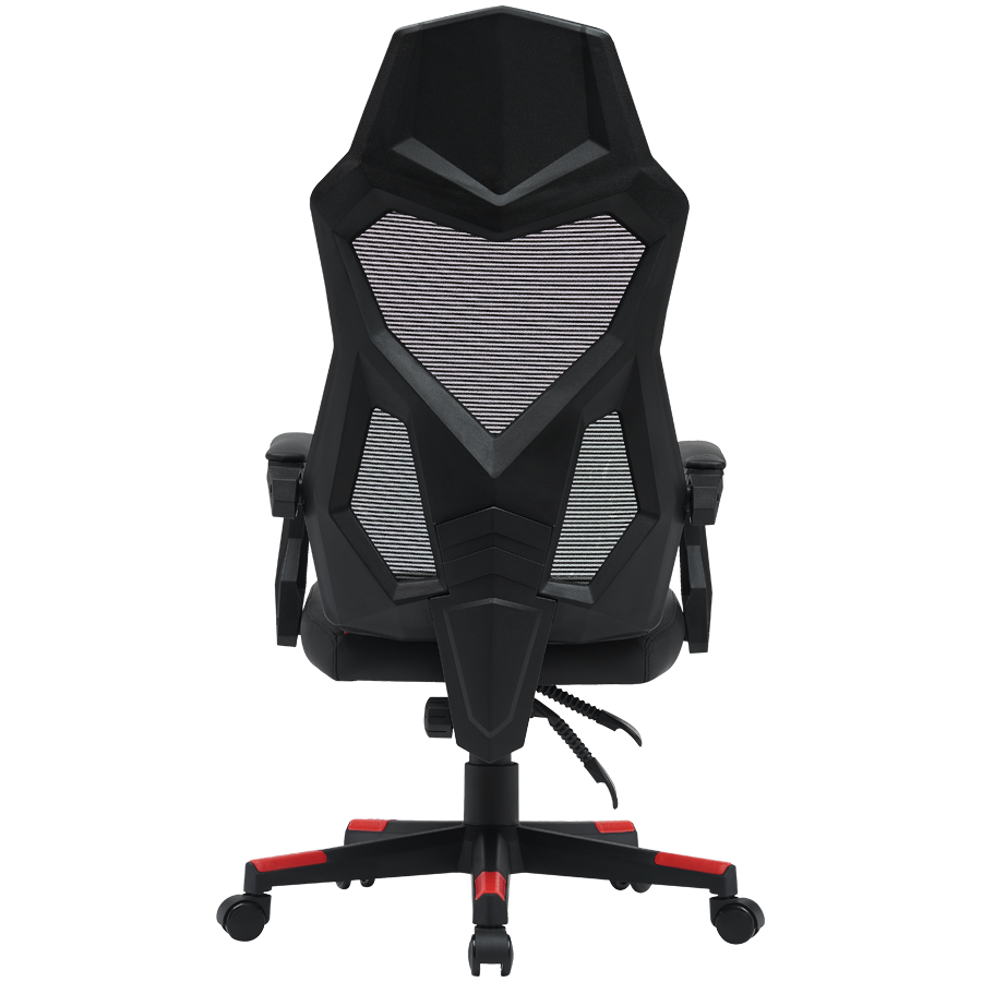 CANYON Fotel Gamingowy Flow MCH01 Mesh Czarno - Czerwony-4