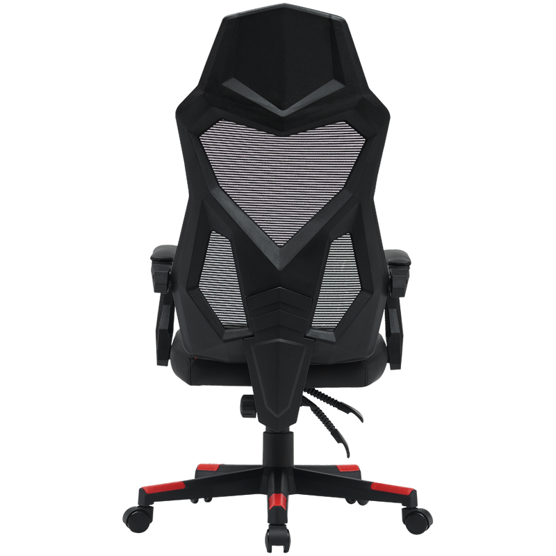CANYON Fotel Gamingowy Flow MCH01 Mesh Czarno - Czerwony-4