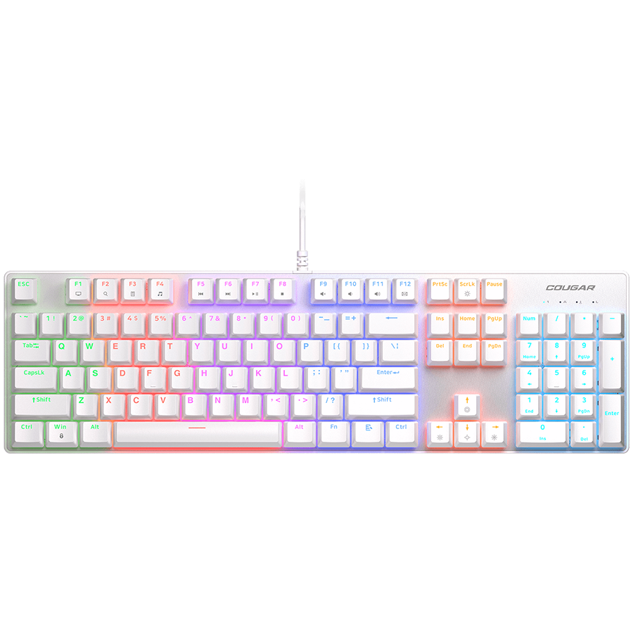 COUGAR Klawiatura Gamingowa Ultimus EX, RGB, USB, Biała