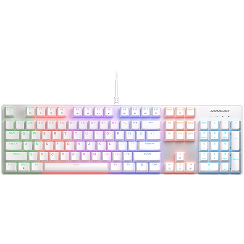 COUGAR Klawiatura Gamingowa Ultimus EX, RGB, USB, Biała