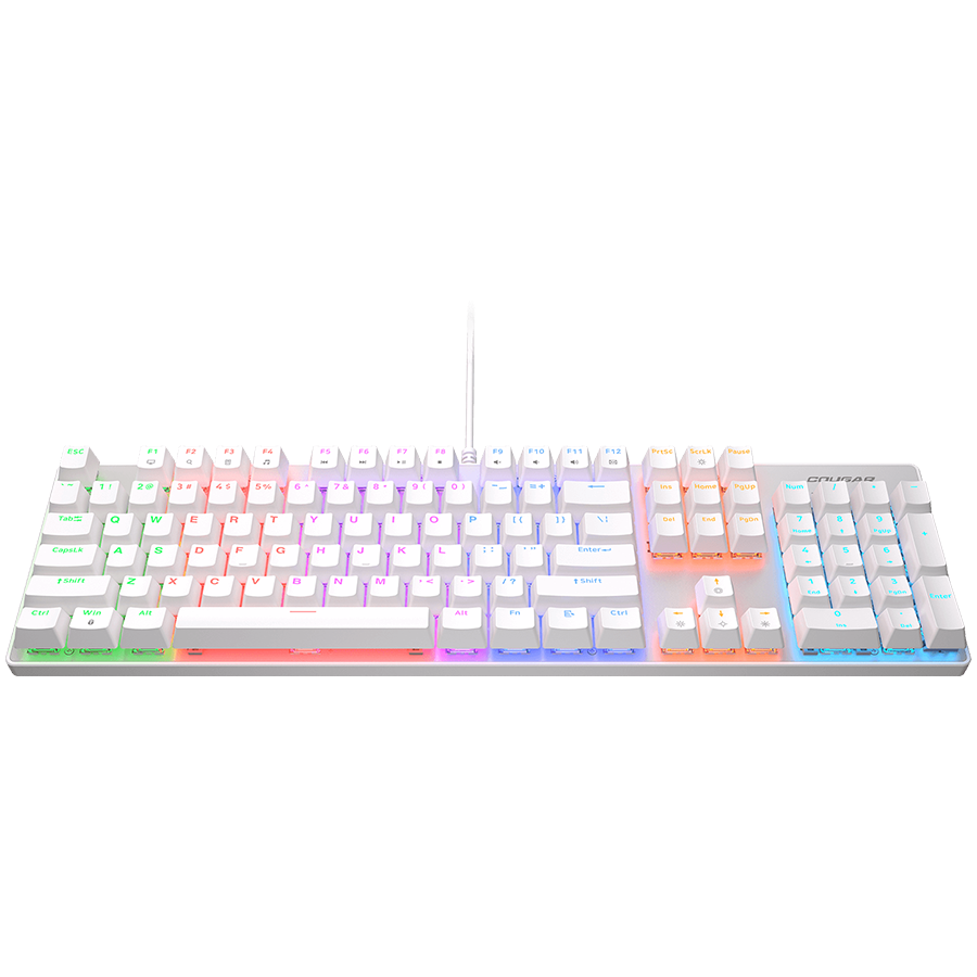 COUGAR Klawiatura Gamingowa Ultimus EX, RGB, USB, Biała