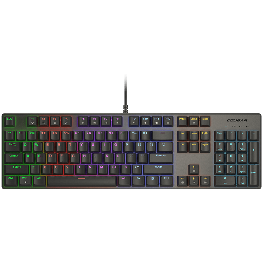 COUGAR Klawiatura Gamingowa Ultimus EX,RGB, USB, Czarna