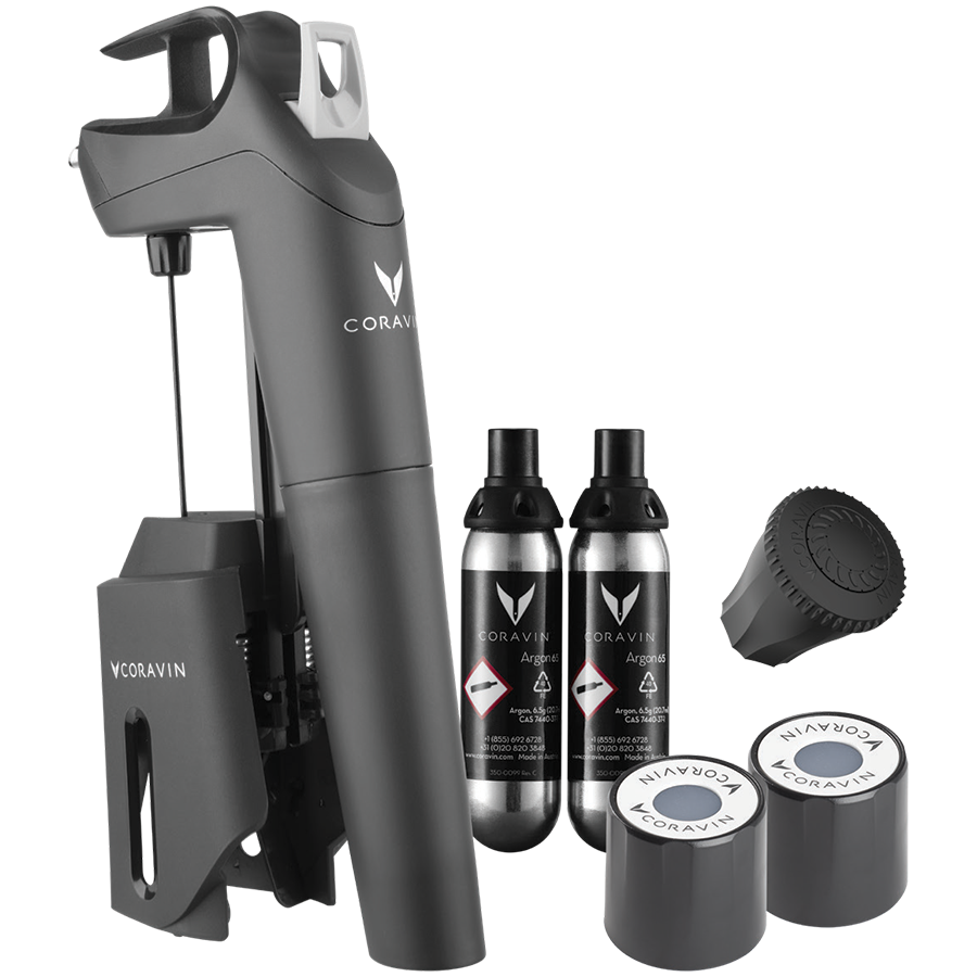 CORAVIN Timeless Three + System do konserwacji wina - czarny-1