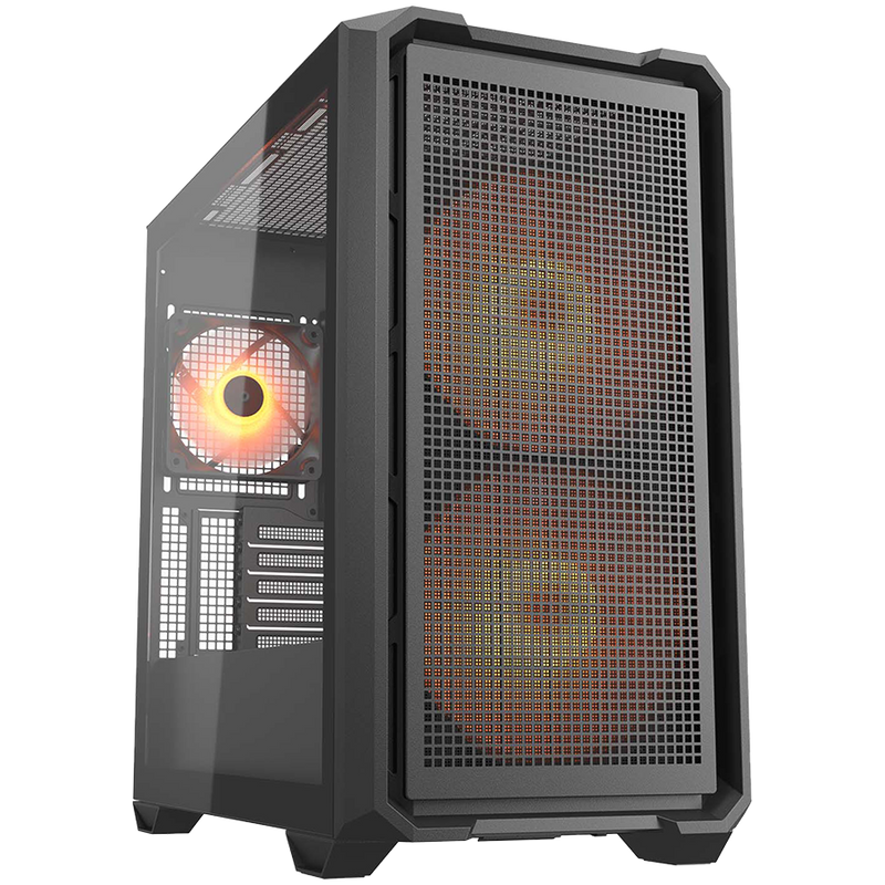 COUGAR MX600 Mini RGB PC Case, Mini Tower, Black-1
