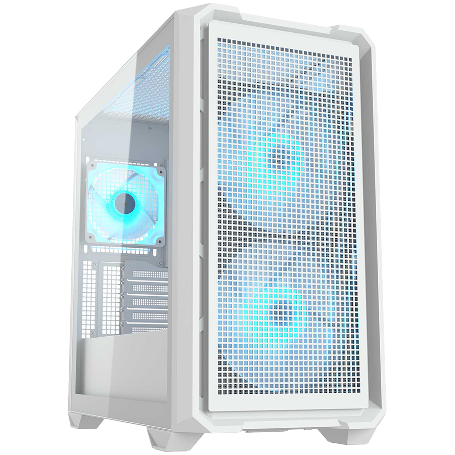 COUGAR MX600 Mini RGB PC Case, Mini Tower, White-1