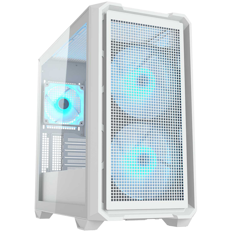 COUGAR MX600 Mini RGB PC Case, Mini Tower, White-1