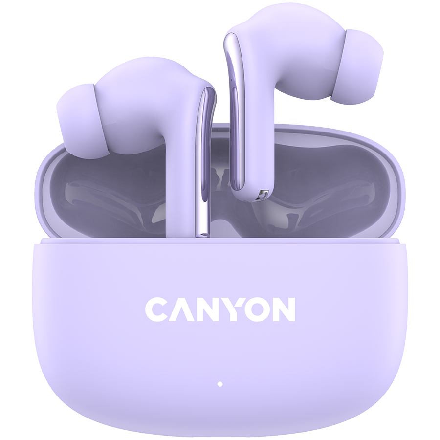 CANYON Słuchawki dokanałowe OnGo 9 Fioletowe