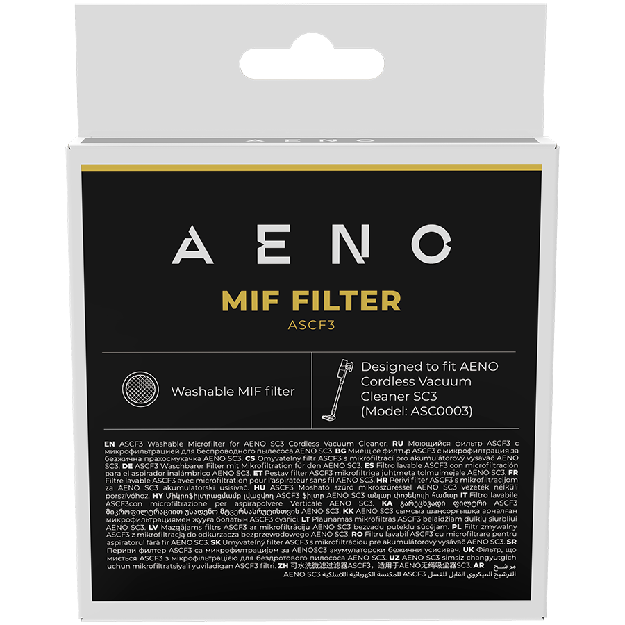 AENO ASCF3 Filtr MIF Zmywalny do odkurzacza SC3 1 szt.