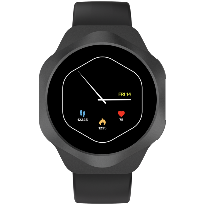 CANYON Smartwatch Hexagon 88 Rozmowy Bluetooth Czarny