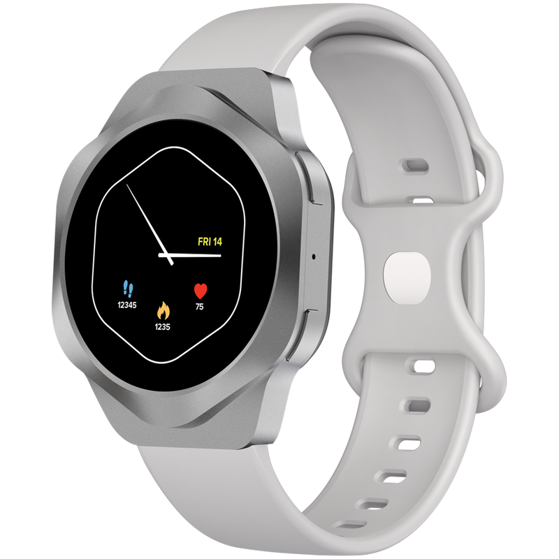 CANYON Smartwatch Hexagon 88 Rozmowy Bluetooth Srebrny-2