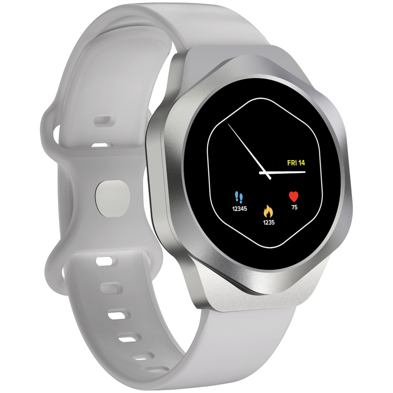 CANYON Smartwatch Hexagon 88 Rozmowy Bluetooth Srebrny-8