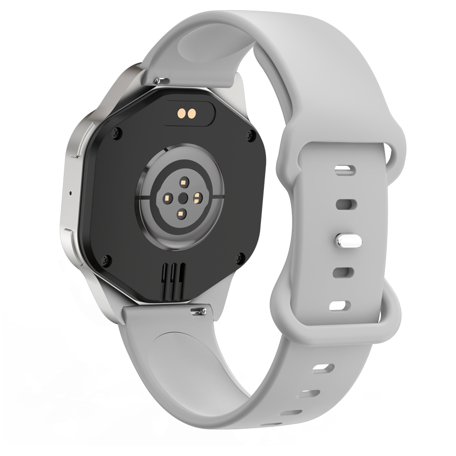 CANYON Smartwatch Hexagon 88 Rozmowy Bluetooth Srebrny-10