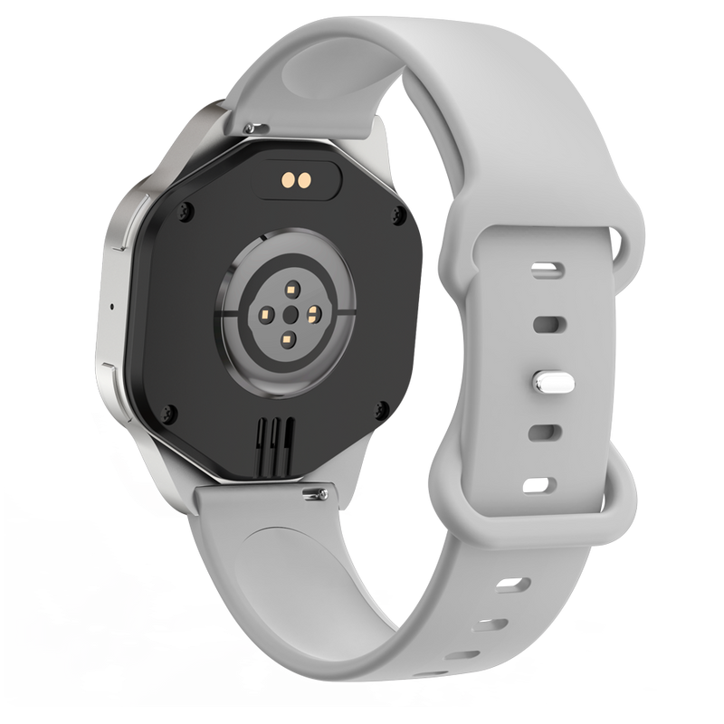 CANYON Smartwatch Hexagon 88 Rozmowy Bluetooth Srebrny-10