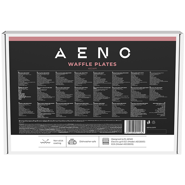 AENO AEGWP1 Płyta do gofrów 290x234 mm do grilli EG1/EG5 Czarna