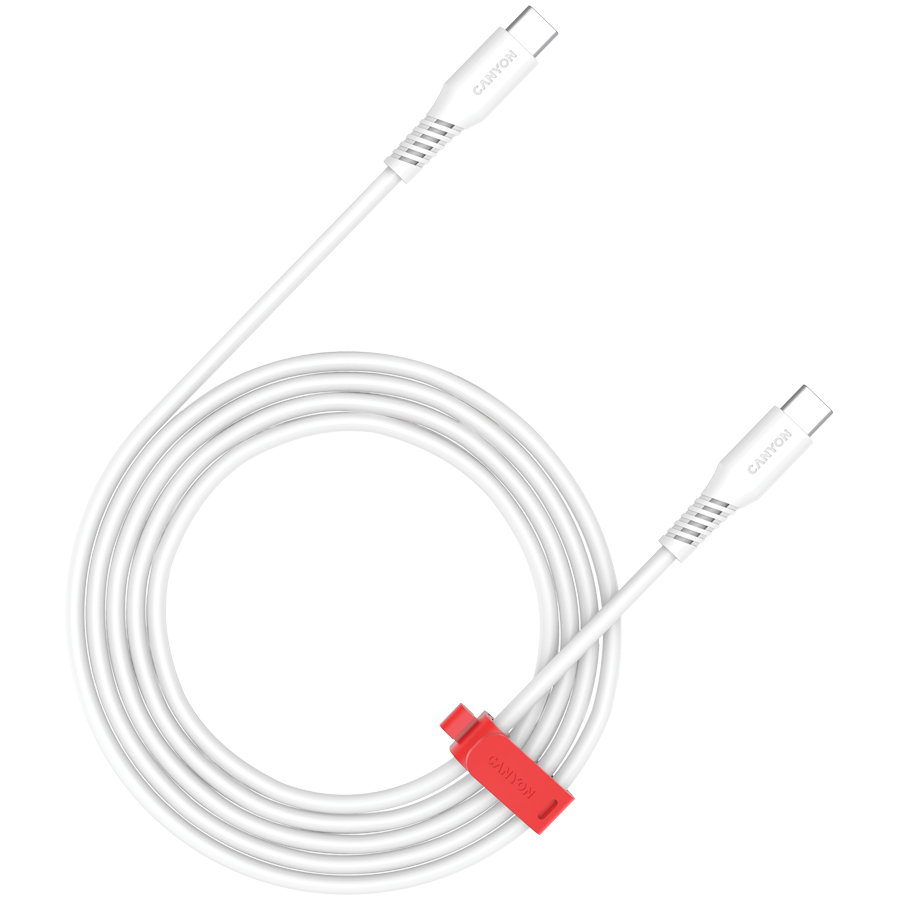 CANYON Kabel CC100SC C-C 100W 2m Biały