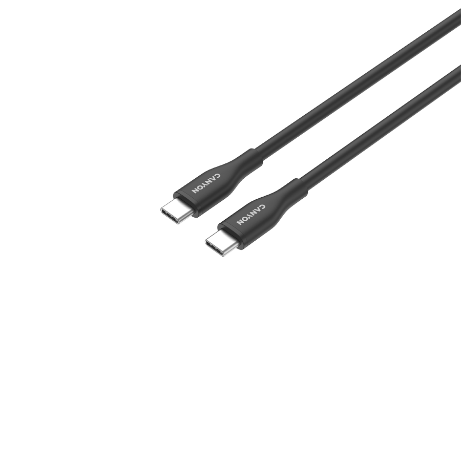 CANYON Kabel CC60SC10 C-C 60W 1m Silikonowy Czarny