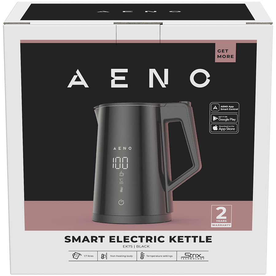 AENO EK7S Czajnik Smart 1.7L Regulacja temp. App + Głos Czarny-3