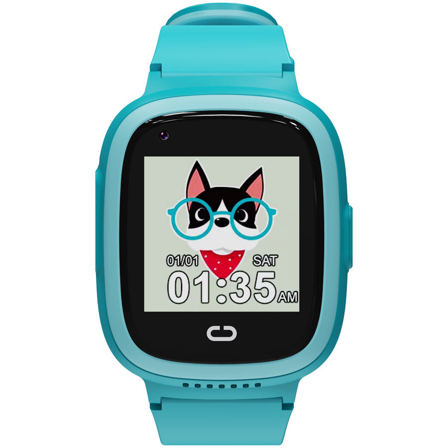 CANYON Smartwatch Sunny KW-48 4G GPS Gry Muzyka Niebieski