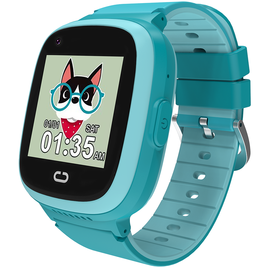 CANYON Smartwatch Sunny KW-48 4G GPS Gry Muzyka Niebieski