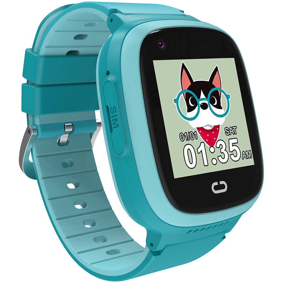 CANYON Smartwatch Sunny KW-48 4G GPS Gry Muzyka Niebieski