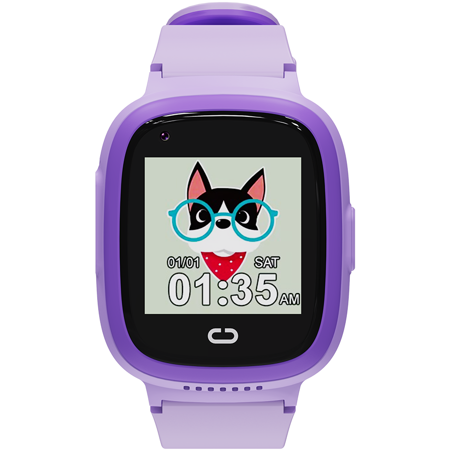 CANYON Smartwatch Sunny KW-48 4G GPS Gry Muzyka Fioletowy