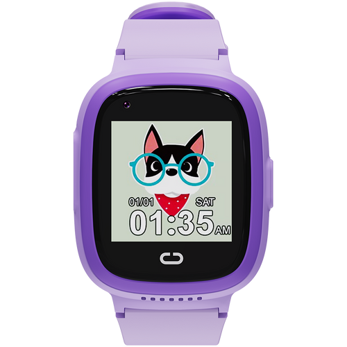 CANYON Smartwatch Sunny KW-48 4G GPS Gry Muzyka Fioletowy