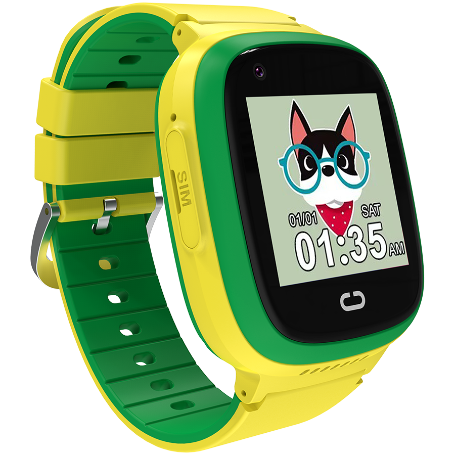 CANYON Smartwatch Sunny KW-48 4G GPS Gry Muzyka Zielony
