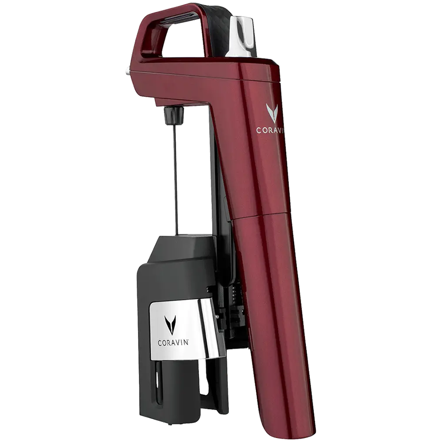 CORAVIN Timeless Six Plus, System do przechowywania wina, Burgundowy