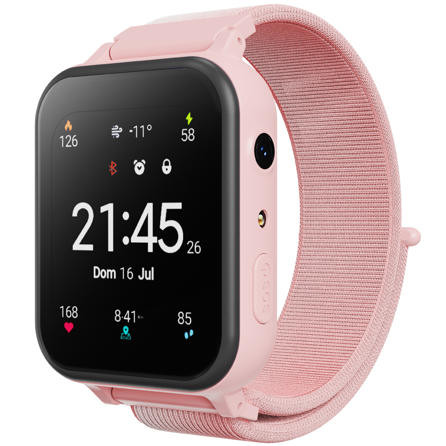 CANYON Smartwatch Alfie KW-37 MP3 Nauka i Zabawa Różowy