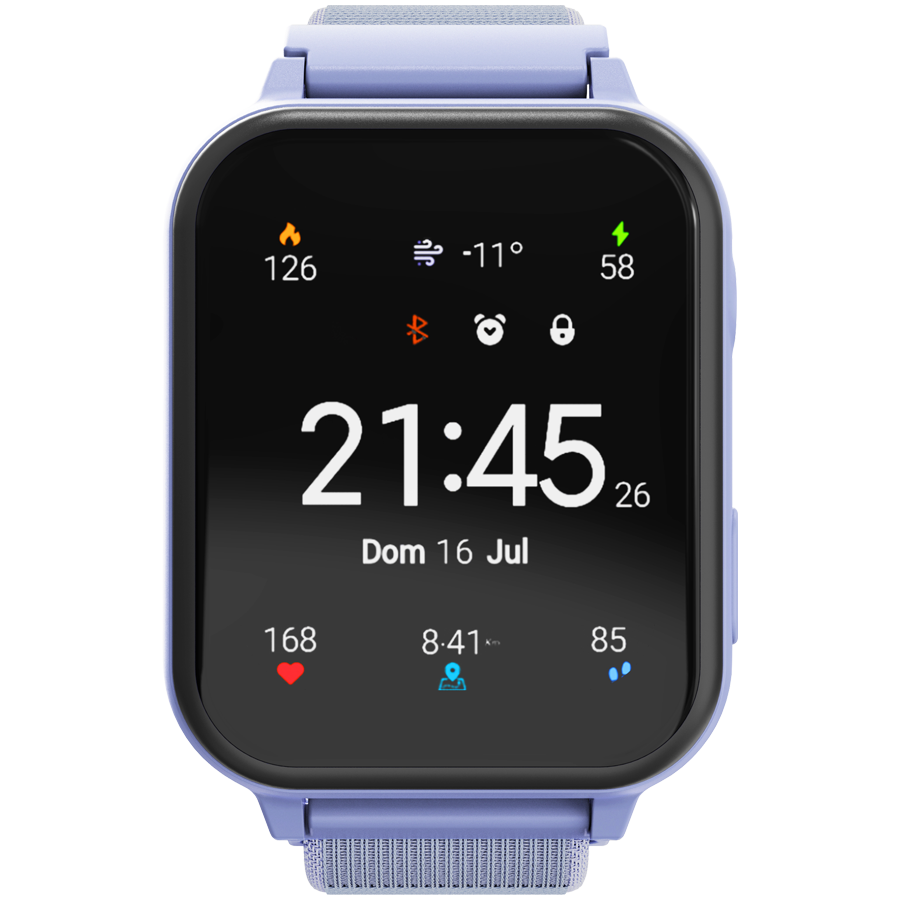 CANYON Smartwatch Alfie KW-37 MP3 Nauka i Zabawa Niebieski
