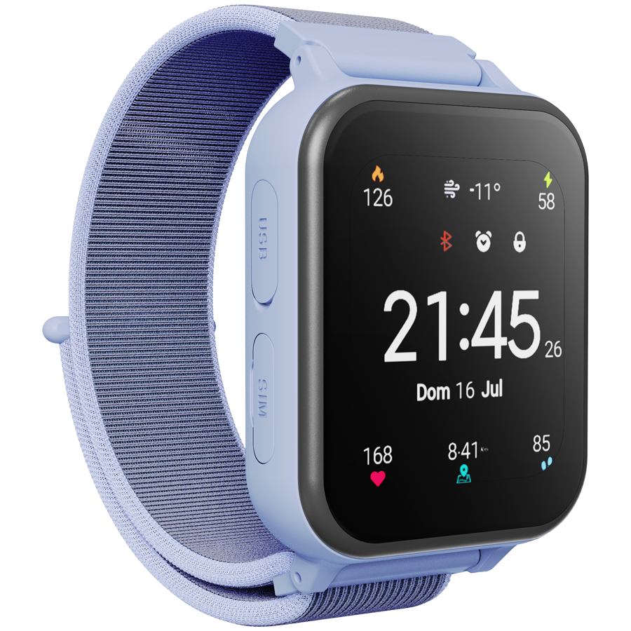 CANYON Smartwatch Alfie KW-37 MP3 Nauka i Zabawa Niebieski