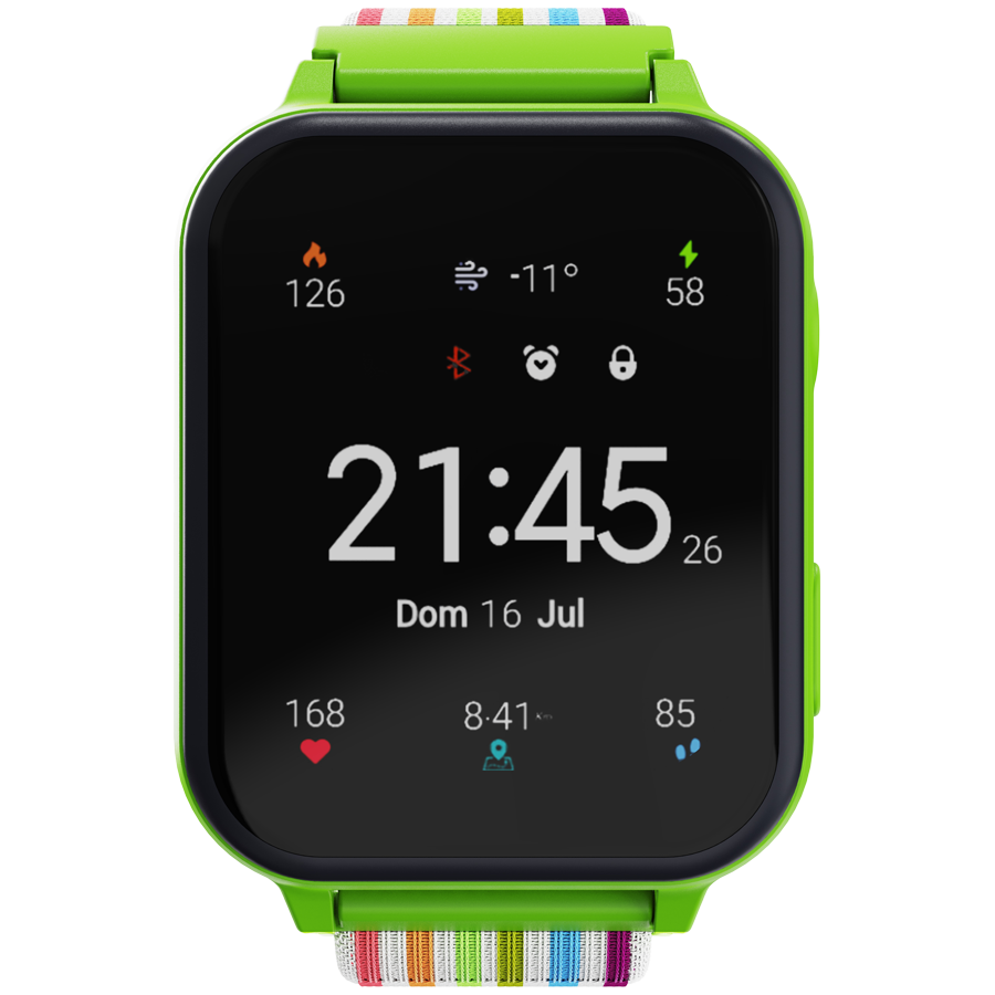 CANYON Smartwatch Alfie KW-37 MP3 Nauka i Zabawa Zielony-1