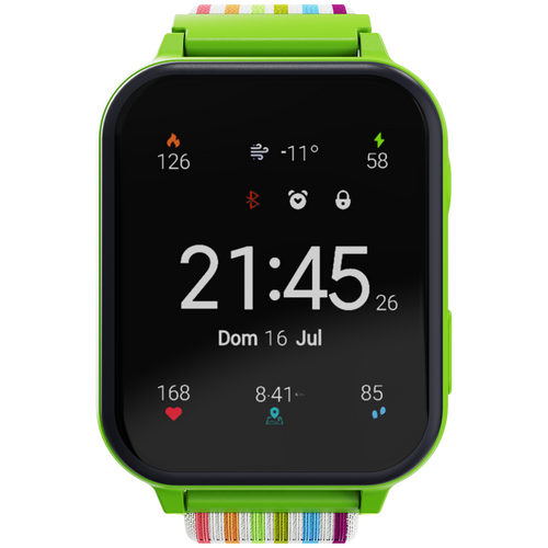 CANYON Smartwatch Alfie KW-37 MP3 Nauka i Zabawa Zielony