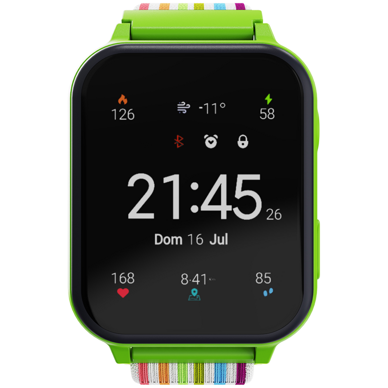 CANYON Smartwatch Alfie KW-37 MP3 Nauka i Zabawa Zielony-1