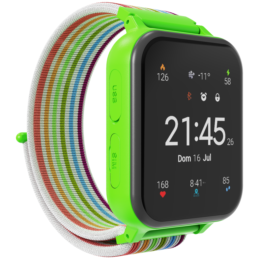 CANYON Smartwatch Alfie KW-37 MP3 Nauka i Zabawa Zielony-3