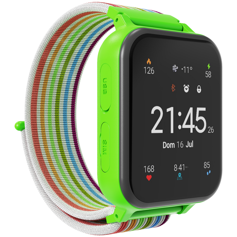 CANYON Smartwatch Alfie KW-37 MP3 Nauka i Zabawa Zielony-3