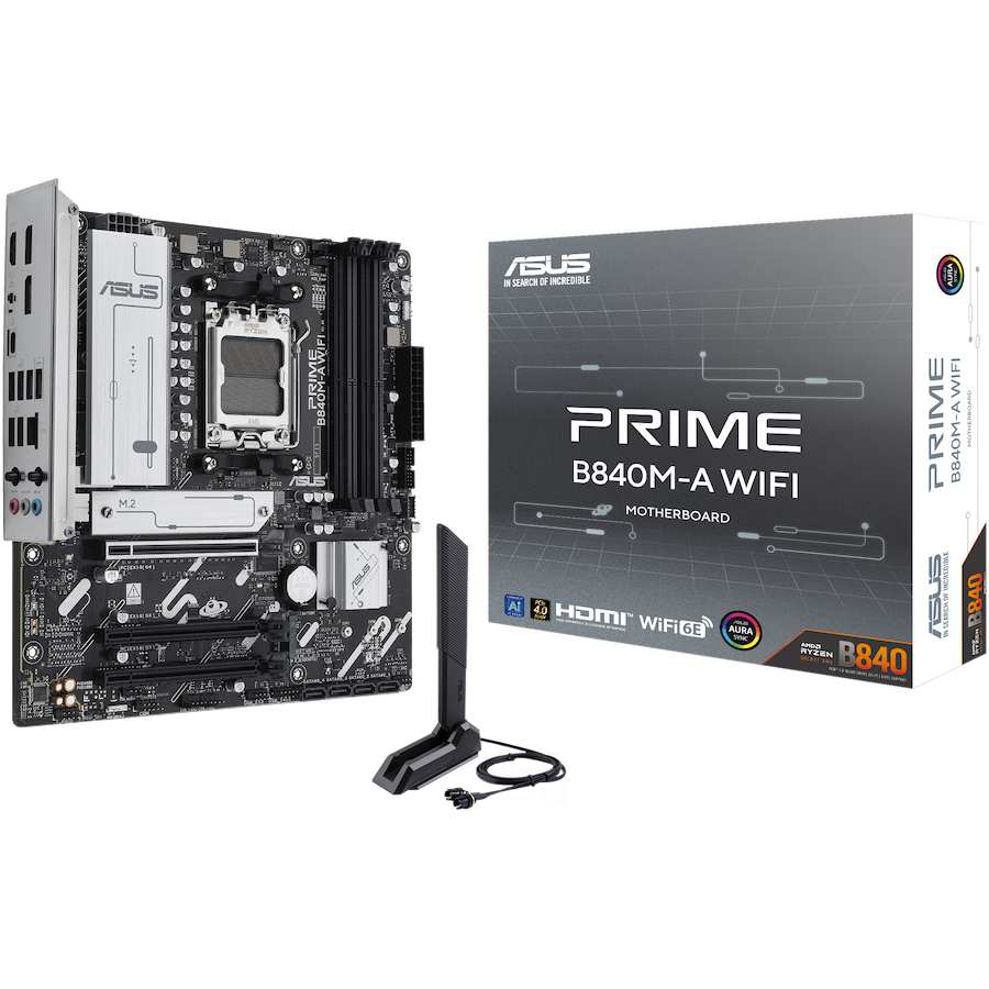 ASUS PRIME B840M-A WIFI mATX AM5 DDR5-1