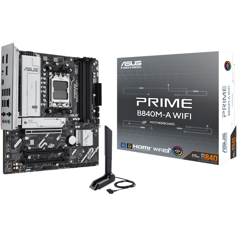 ASUS PRIME B840M-A WIFI mATX AM5 DDR5-1
