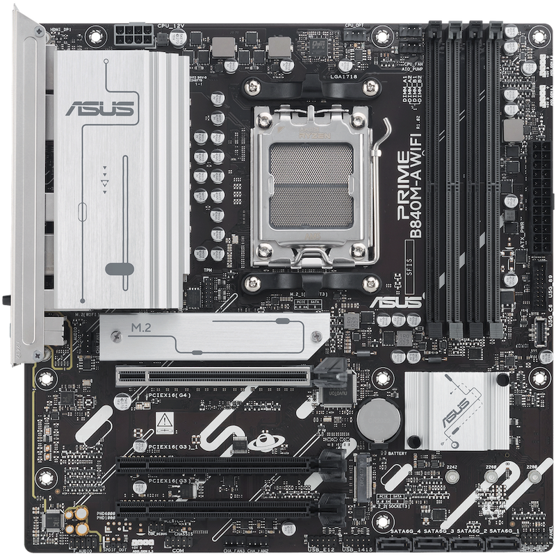 ASUS PRIME B840M-A WIFI mATX AM5 DDR5-2