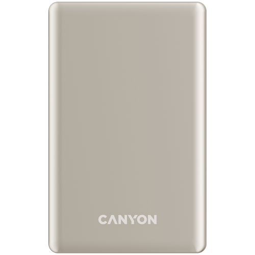 CANYON Powerbank OnPower 505 slim Magsafe 5000 mAh PD20W Beżowy