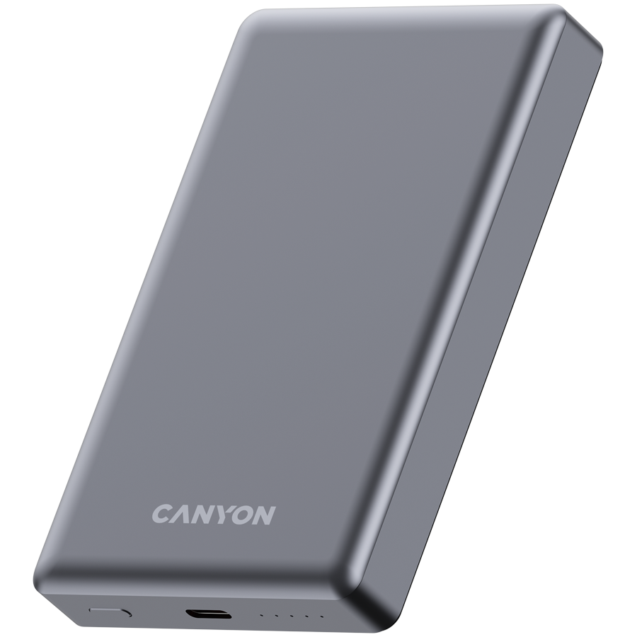 CANYON Powerbank OnPower 510 slim Magsafe 10000 mAh PD20W Beżowy