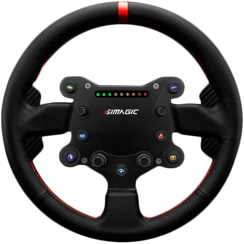 SIMAGIC Kierownica GT Sport 300mm, QR50, łopatki zmiany biegów, skóra, S201