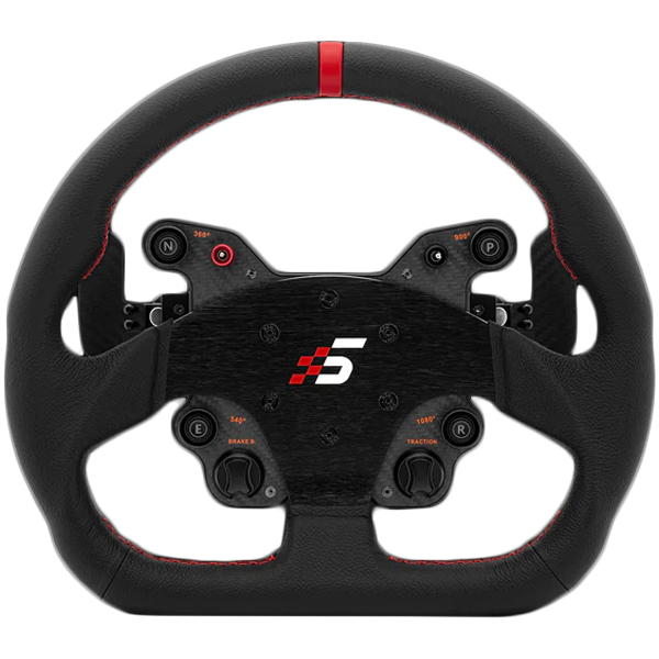 SIMAGIC Kierownica GT1 D-typ 330mm, QR70, magnetyczne łopatki, skóra, S211