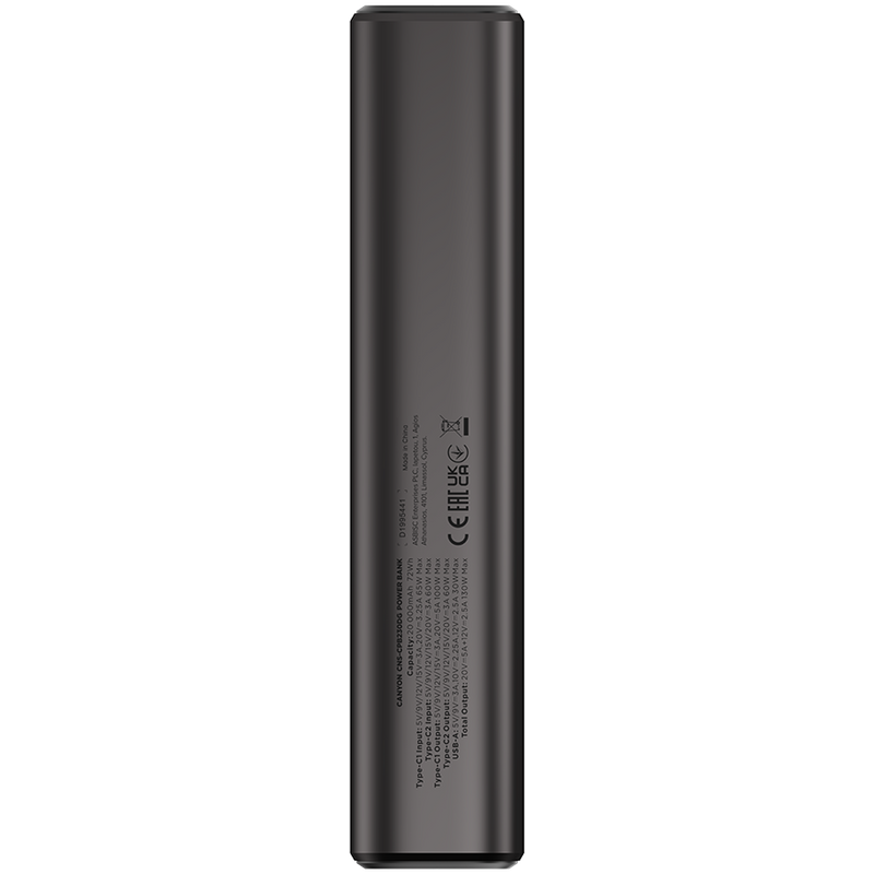 CANYON Powerbank OnPower 230 TFT 20000 mAh PD130W Grafitowy-3