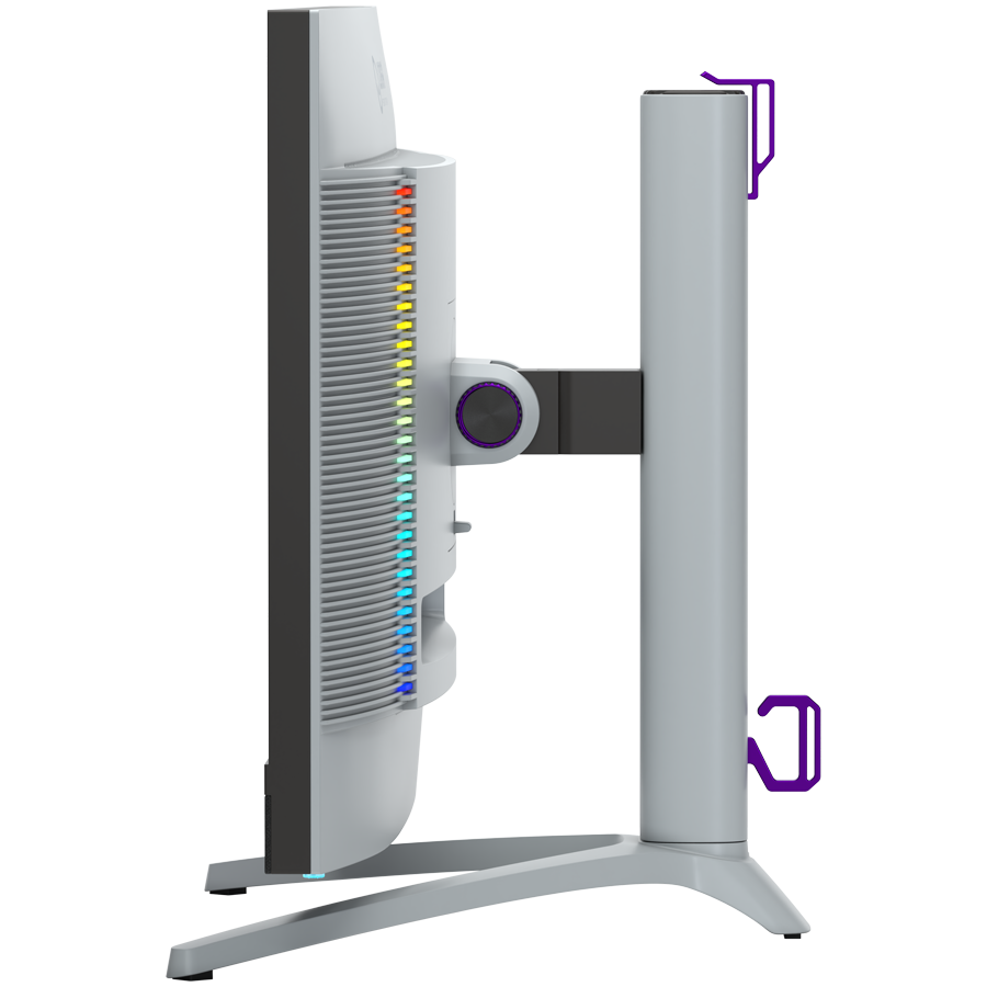 LORGAR UHD MiniLED Monitor Gamingowy Pro, 27'' (3840*2160), Czarno Szary